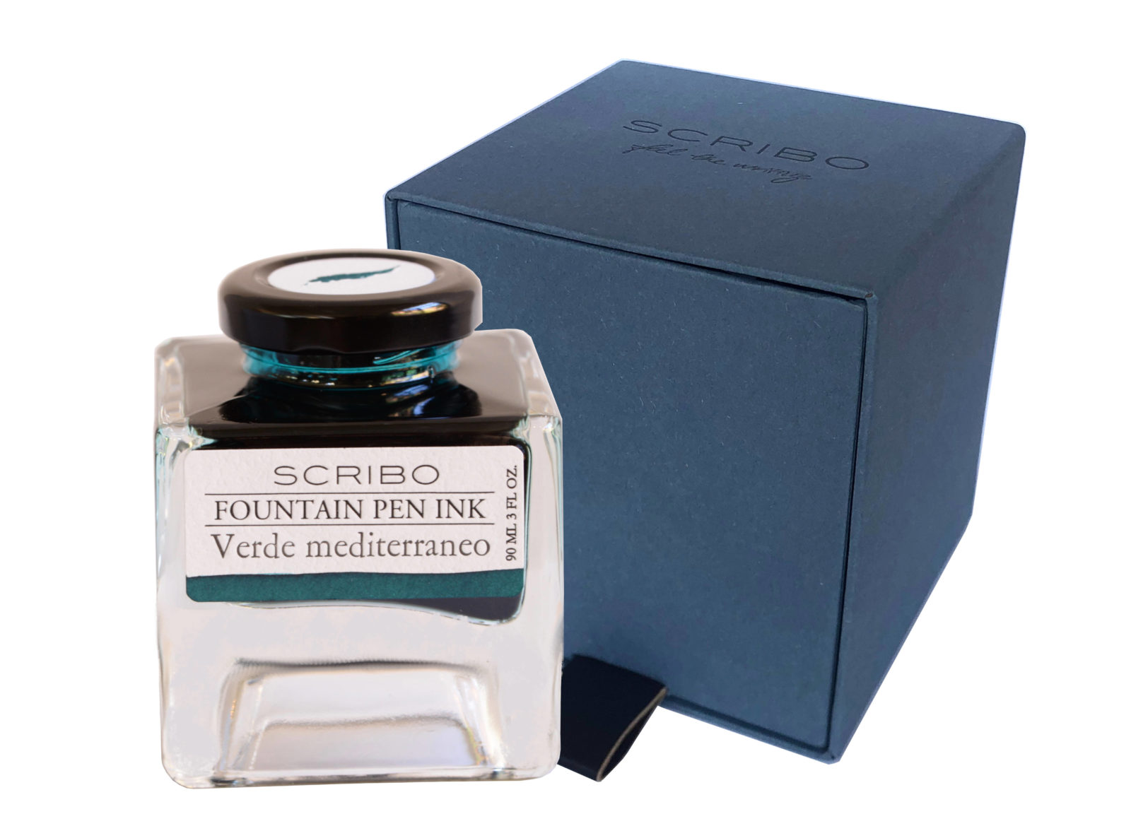 scribo-inchiostro-stilografica-verde-mediterraneo-90-ml image 1