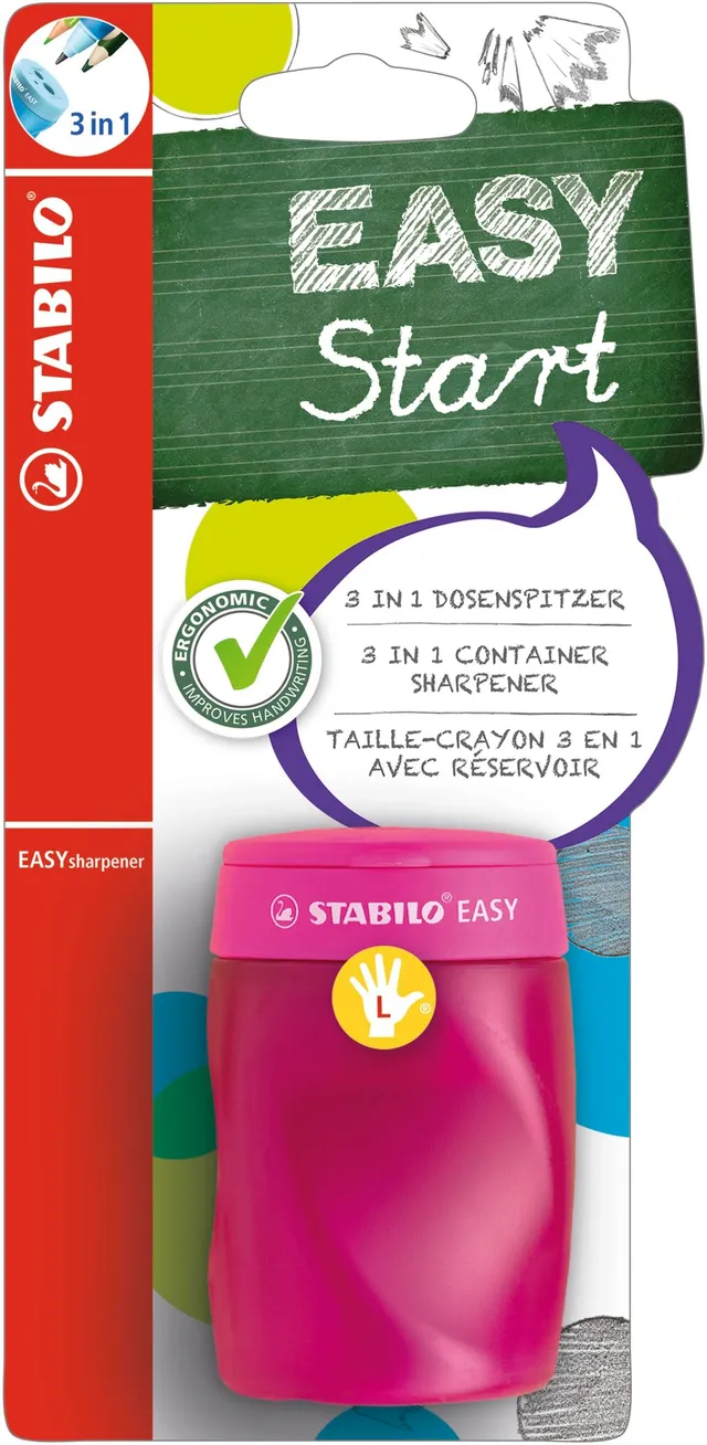 stabilo-easytemperino-temperamatite-ergonomico-con-serbatoio image 1