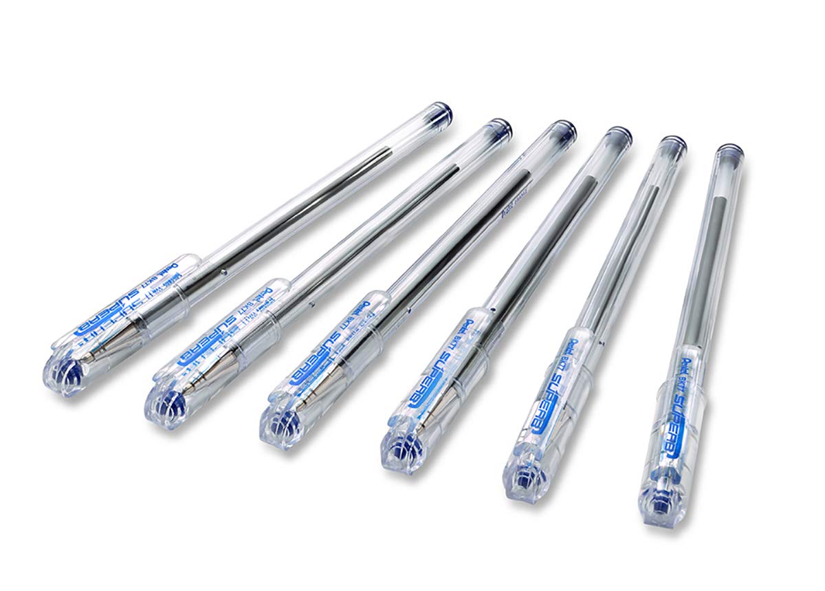 pentel-superb-bk77-penna-a-sfera-0-7-mm-nero-6-pezzi image 8
