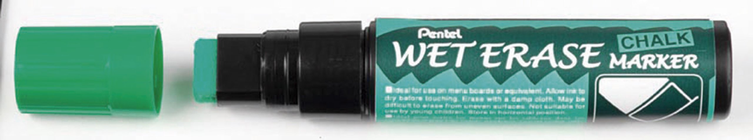 pentel-smw56-wet-erase-jumbo-marcatore-a-gesso-liquido-nero-10-15-mm-1-pz image 6