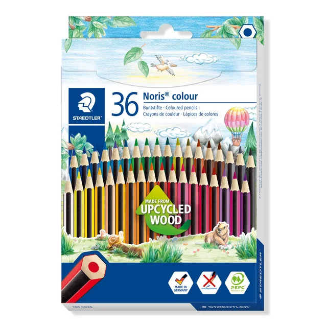 staedtler-noris-colour-185-matite-colorate-36-colori-in-valigetta image 1