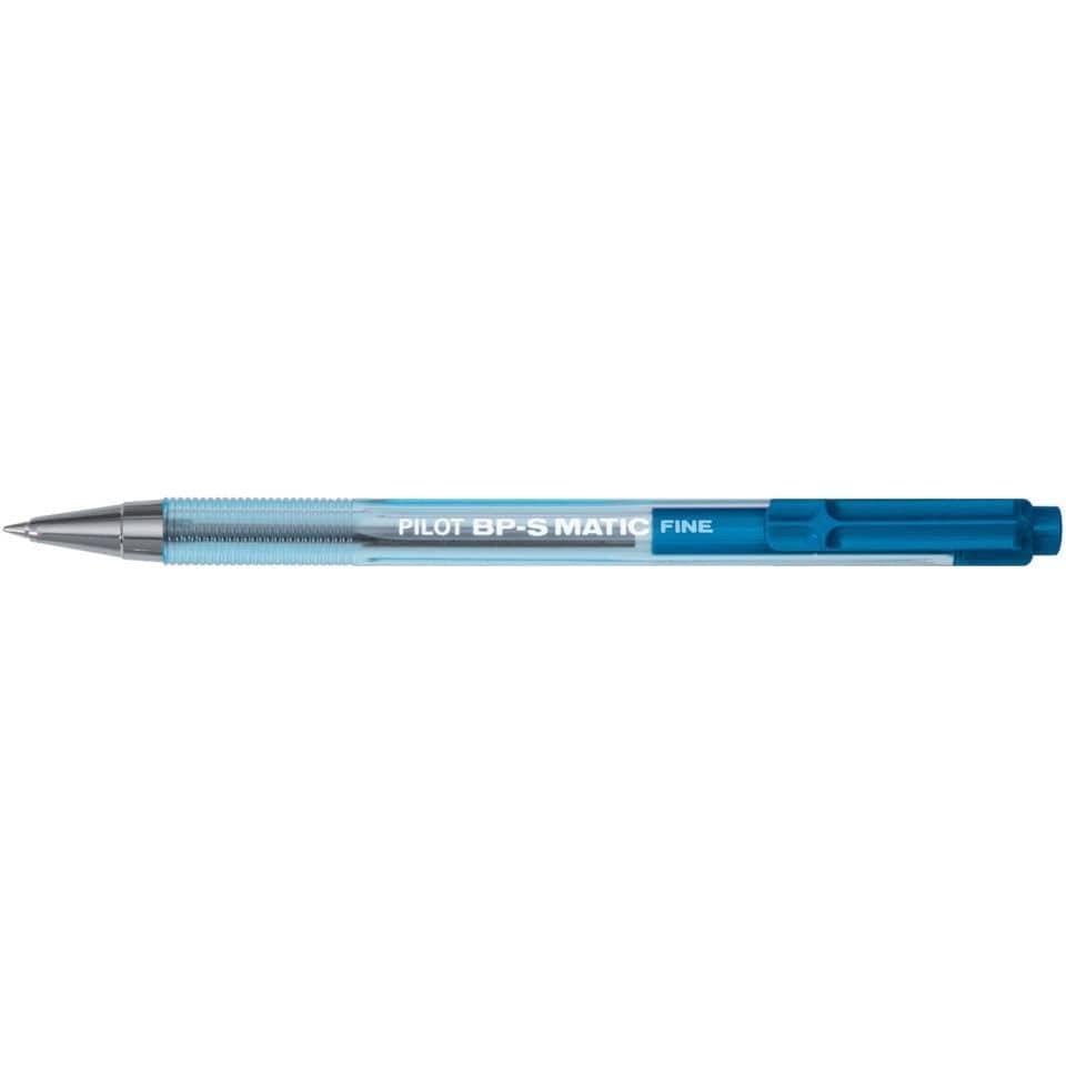 pilot-bps-matic-penna-a-sfera-a-scatto-blu-0-7-mm-confezione-12-pz image 3