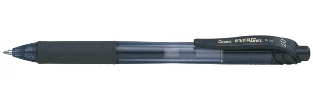 pentel-energel-x-bl107-roller-a-scatto-0-7-mm-confezione-3-pz-nero image 1