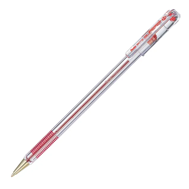 pentel-bk77m-superb-comfort-penna-a-sfera-1-0-mm-rosso-confezione-12-pz image 1