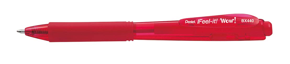 pentel-feel-it-wow-bx440-penna-a-sfera-a-scatto-1-0-mm-arancione-12-pz image 8