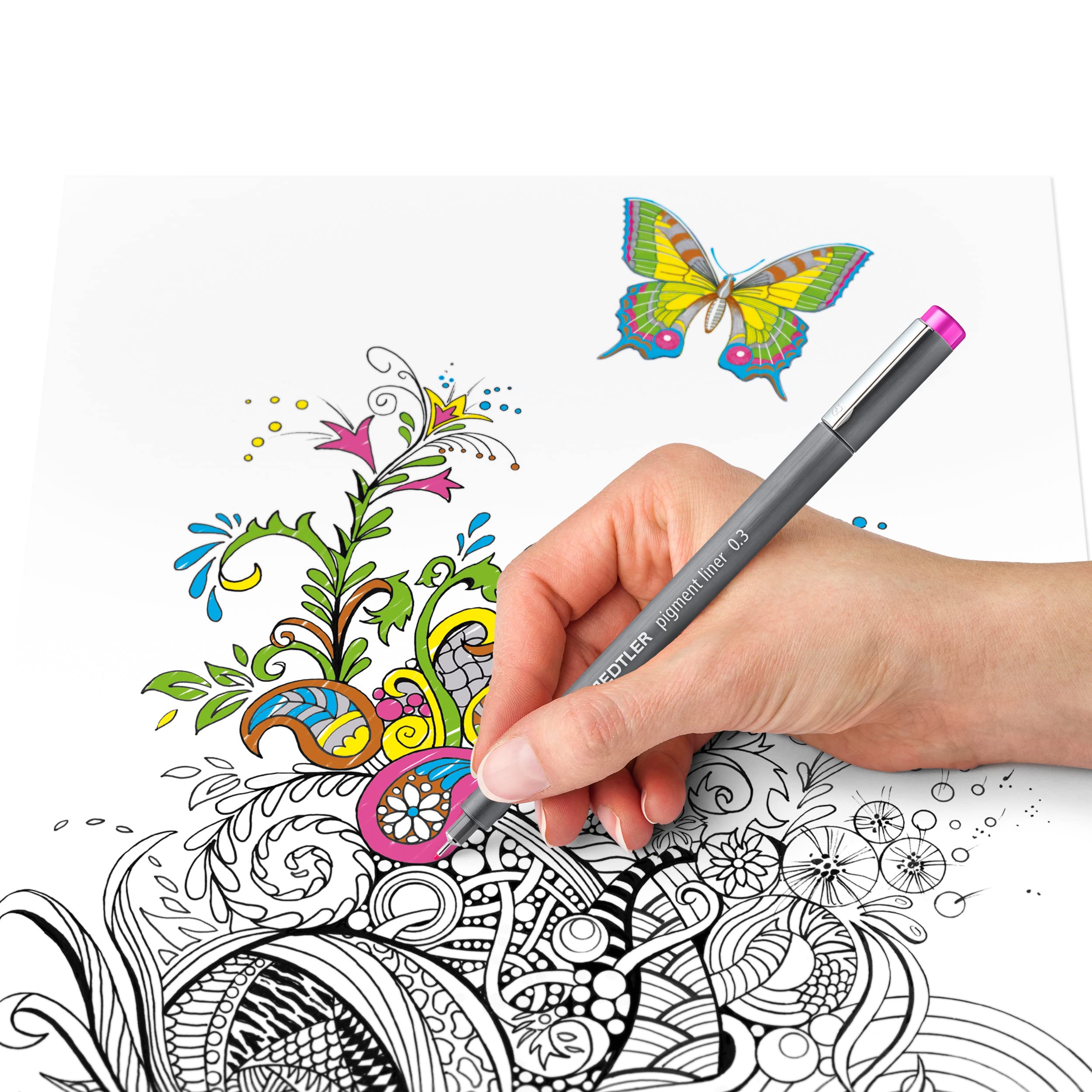 staedtler-pigment-liner-308-fineliner-0-5-mm-set-12-colori image 4