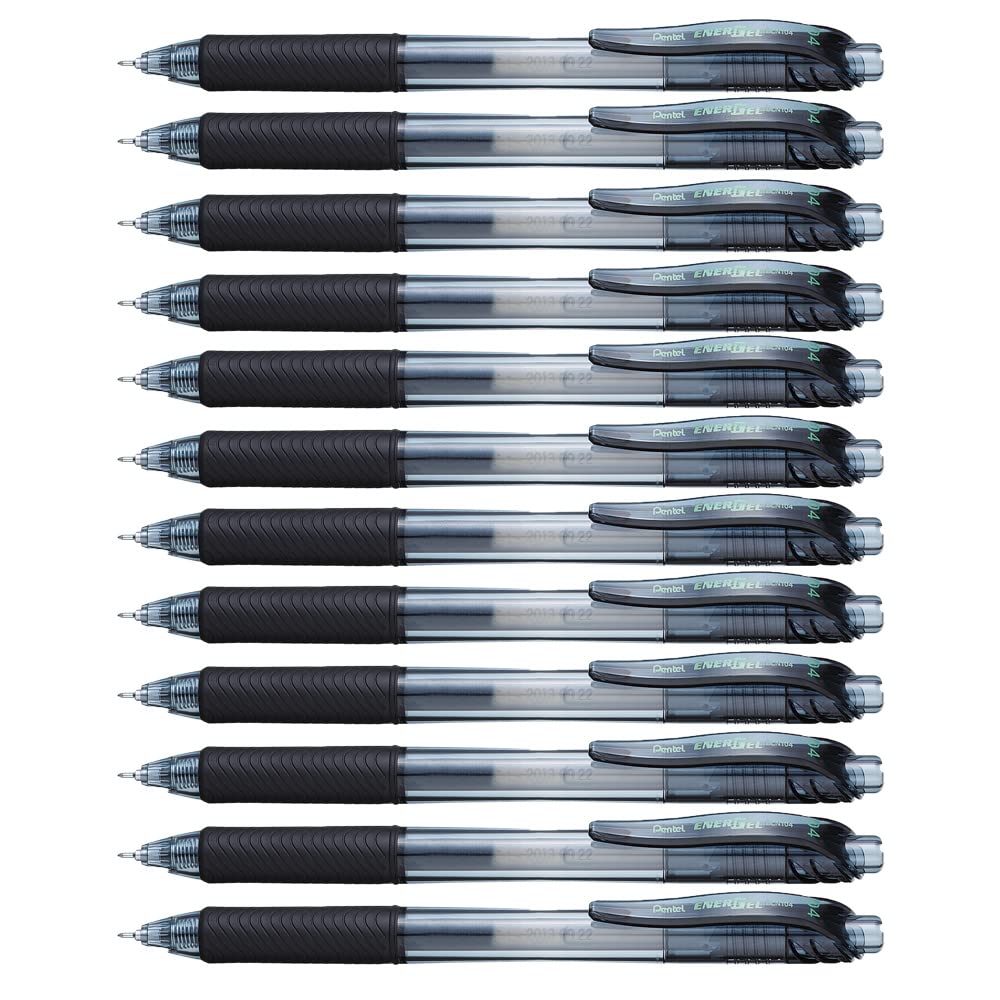 pentel-energel-x-bln104-roller-a-scatto-0-4-mm-rosso-12-pezzi image 5