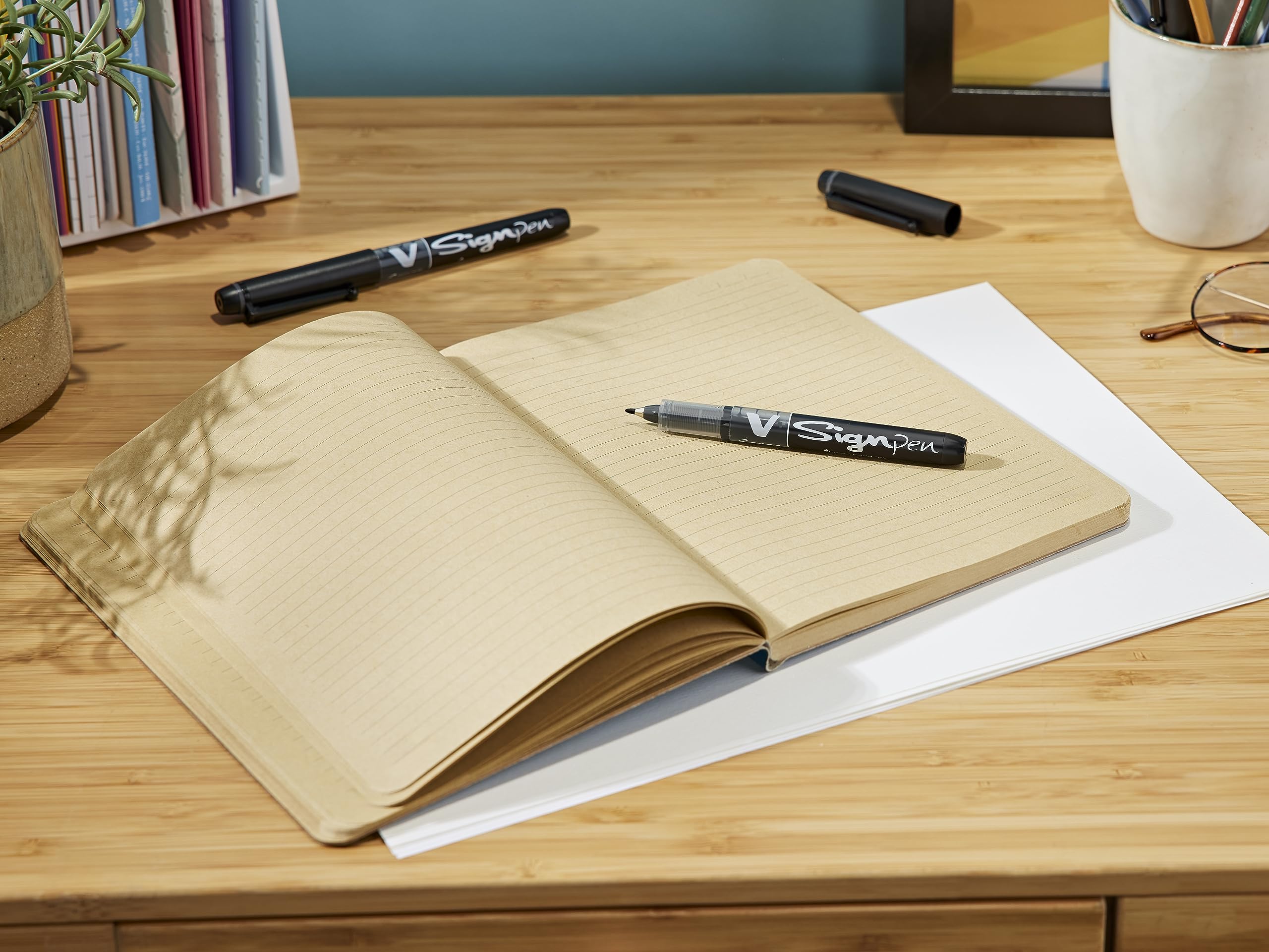 pilot-v-sign-pen-pennarello-inchiostro-liquido-nero-punta-2-mm-set-4-pezzi image 8