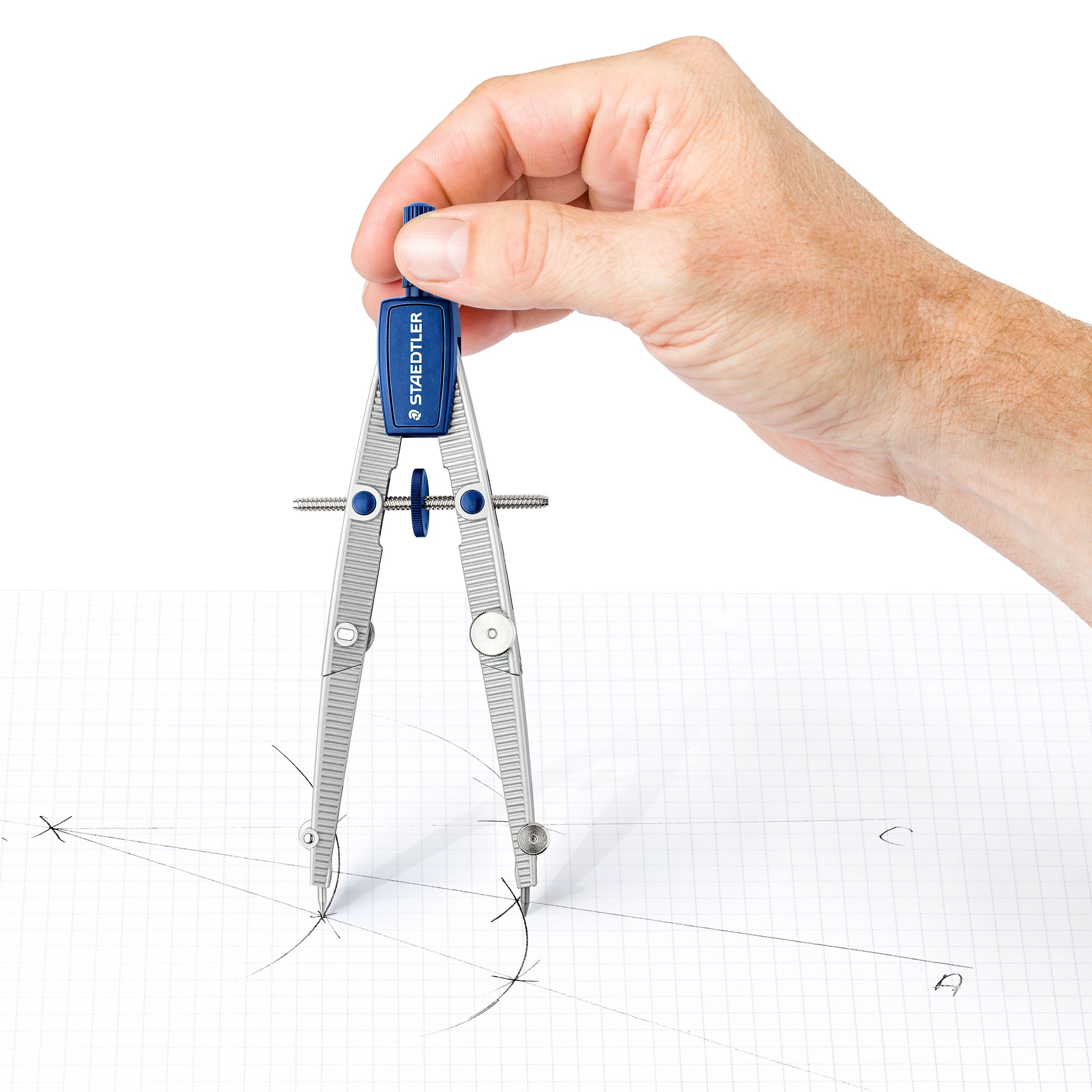 staedtler-noris-550-set-compasso-in-metallo-con-mine-e-prolunga-395-mm image 3