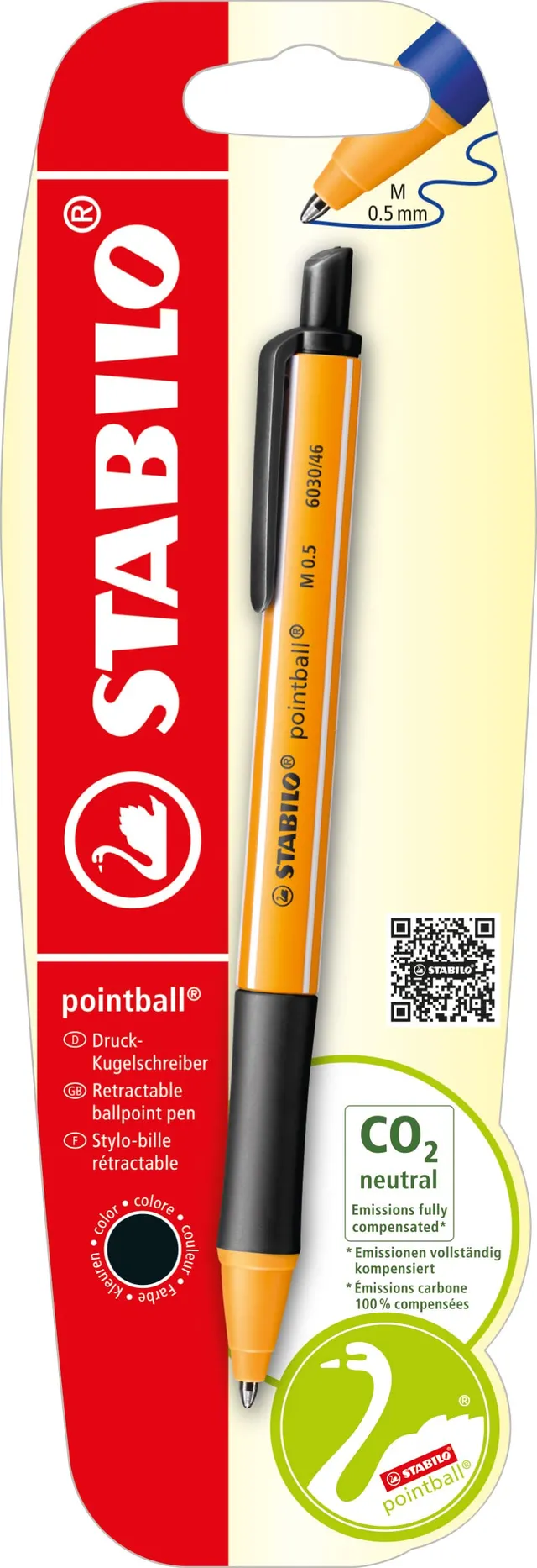 stabilo-pointball-penna-a-sfera-a-scatto-tratto-0-5-mm image 1