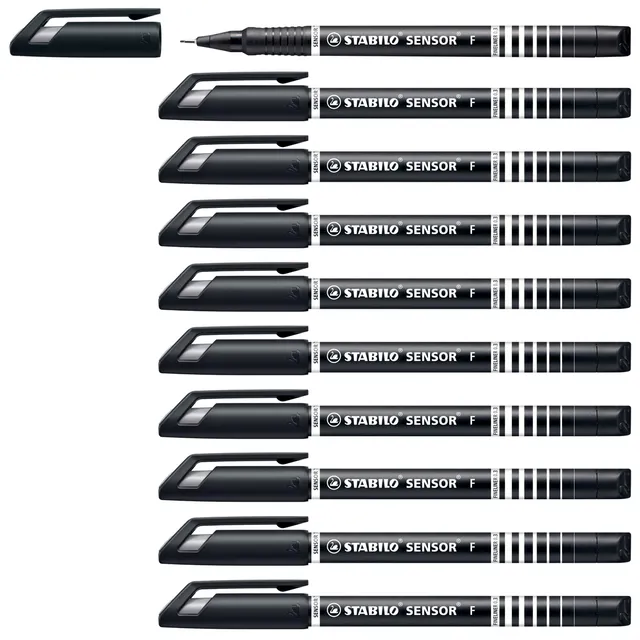 stabilo-sensor-f-fineliner-con-punta-ammortizzata-0-3-mm image 1