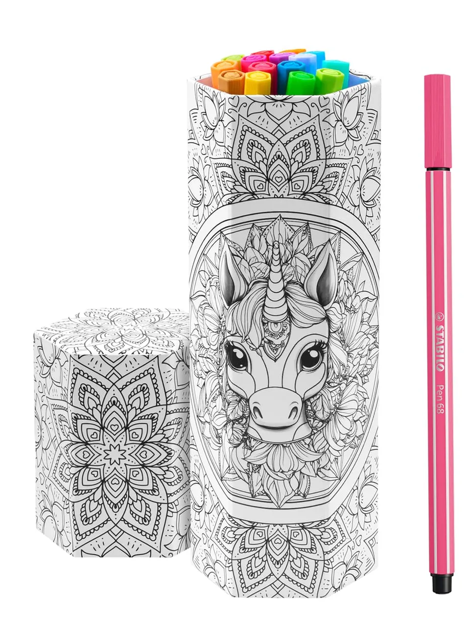 stabilo-pen-68-pennarello-premium-punta-1-mm-set-15-colori-astuccio-da-colorare image 1