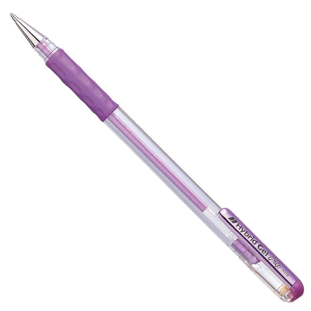 pentel-hybrid-gel-grip-roller-gel-rosso-0-6-mm-confezione-da-12-pezzi image 3