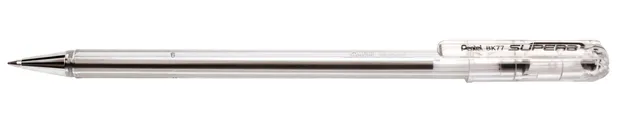 pentel-superb-bk77-penna-a-sfera-nera-0-7-mm-confezione-12-pezzi image 1