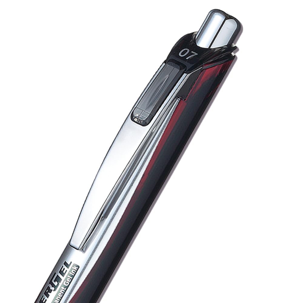 pentel-energel-blp77-roller-permanente-0-7-mm-rosso-confezione-12-pezzi image 6