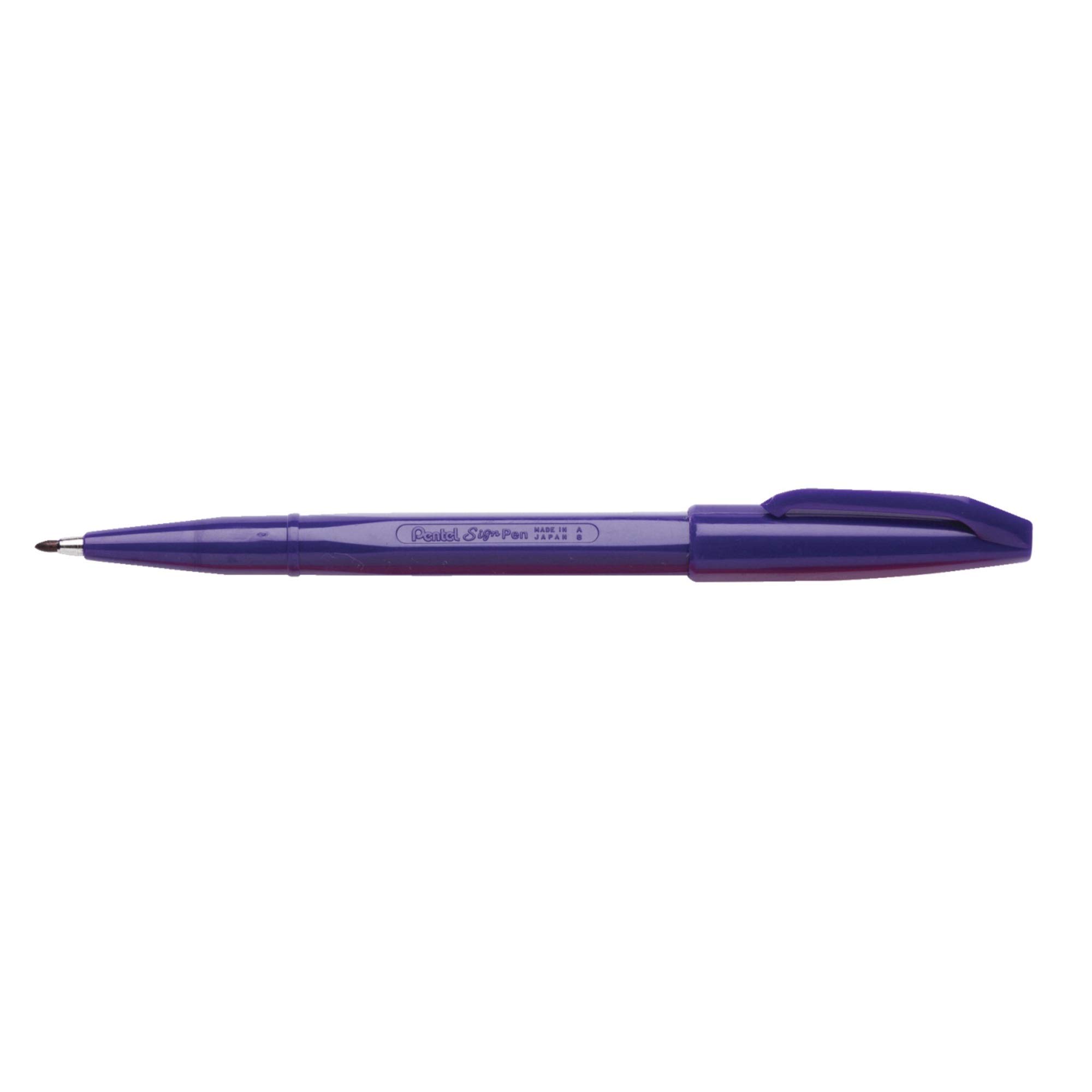pentel-s520-sign-pen-pennarello-punta-fibra-blu-confezione-12-pezzi image 5