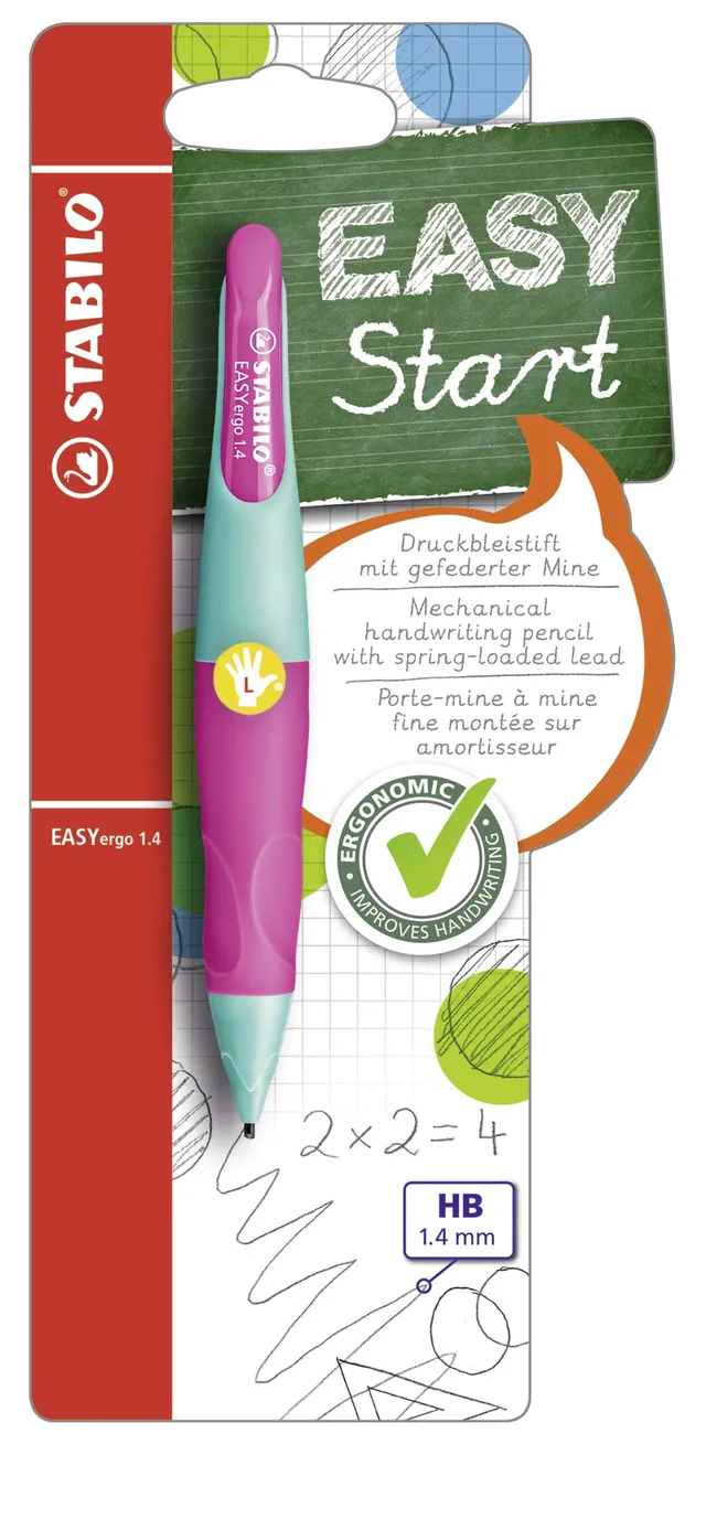 stabilo-easyergo-1-4-matita-a-scatto-ergonomica-mina-hb-1-4-mm image 1