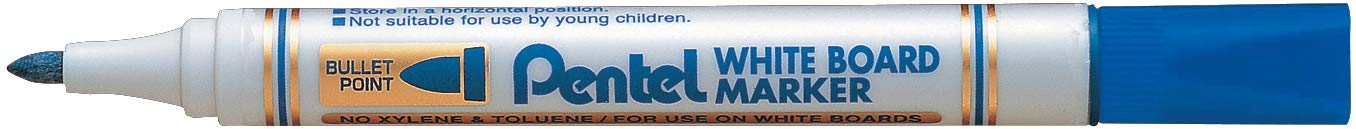 pentel-mw85-white-marker-amiko-marcatore-lavagna-bianca-punta-conica-12-pezzi-ro image 6