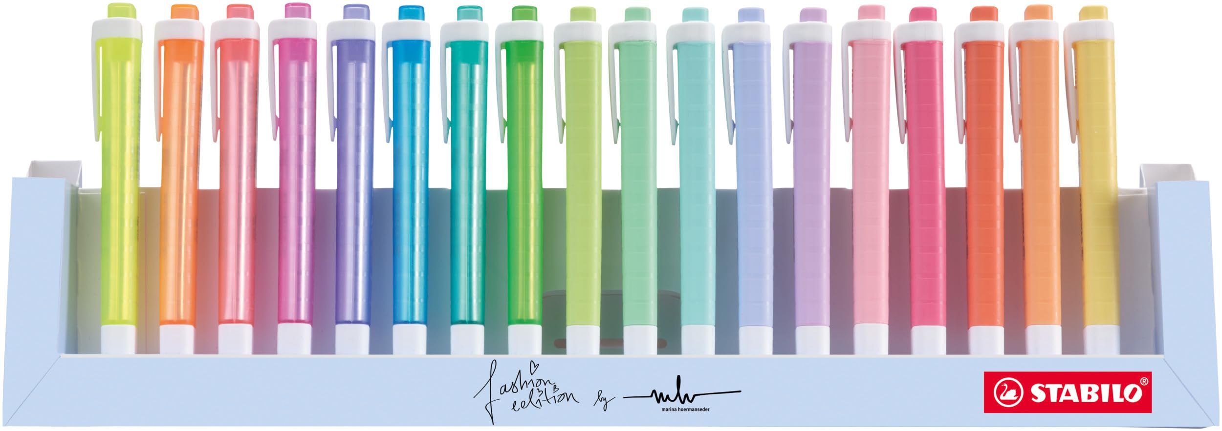 stabilo-swing-cool-evidenziatore-set-18-pezzi-pastello-fluo image 1