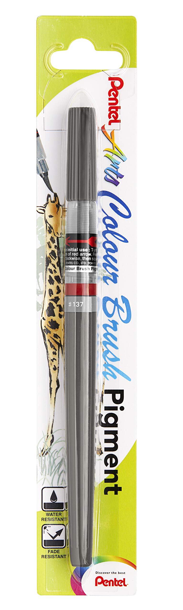 pentel-colour-brush-gfp-pennello-a-inchiostro-pigmentato-nero-ricaricabile image 5