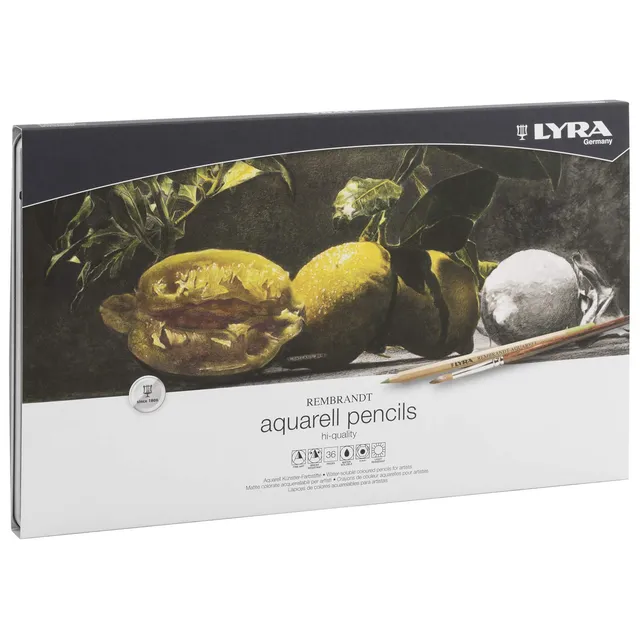 lyra-rembrandt-aquarell-scatola-metallo-36-matite-acquerellabili-3-75-mm image 1