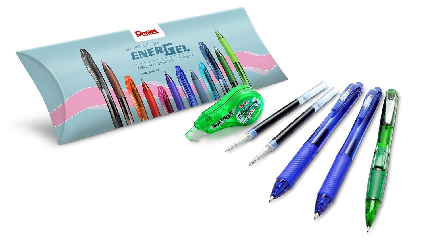 pentel-energel-x-bl107-roller-a-scatto-0-7-mm-confezione-3-pz-nero image 8