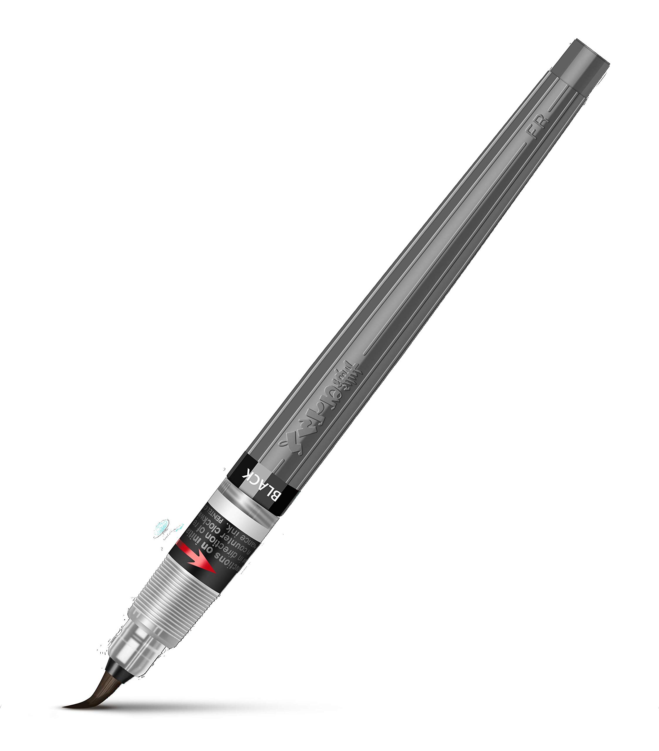 pentel-frp-refill-colour-brush-pigment-nero-ricarica-brush image 4