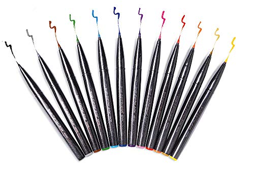 pentel-brush-sign-pen-artist-sesf30-pennarello-punta-pennello-grigio image 8
