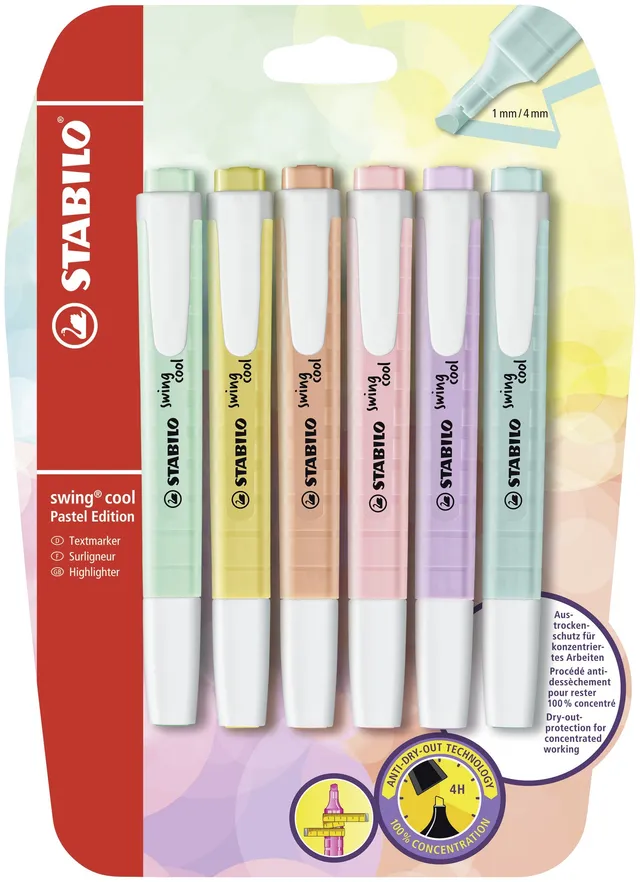 stabilo-swing-cool-pastel-evidenziatore-pastello-tascabile image 1