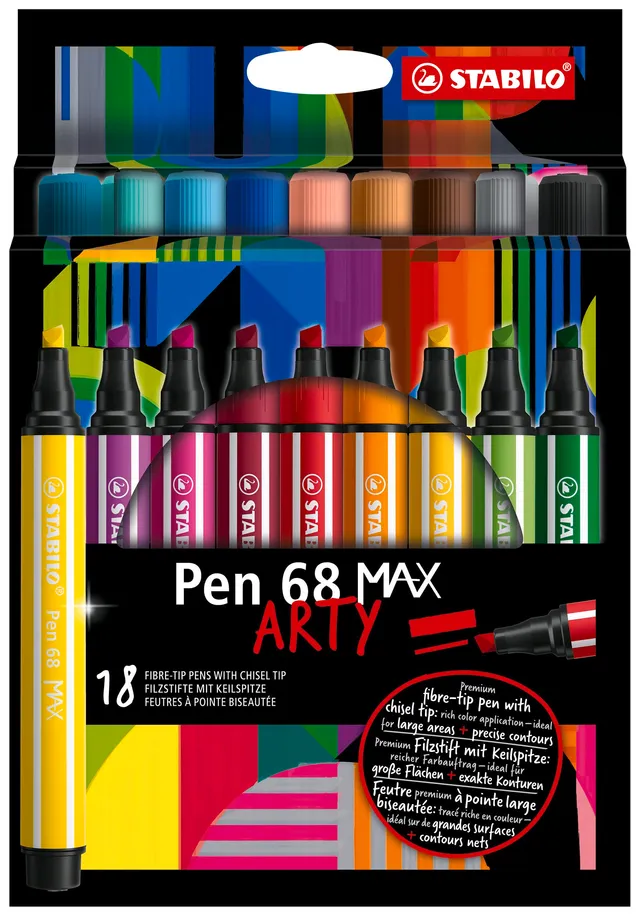 stabilo-pen-68-max-pennarello-doppia-punta-1-5-mm image 1