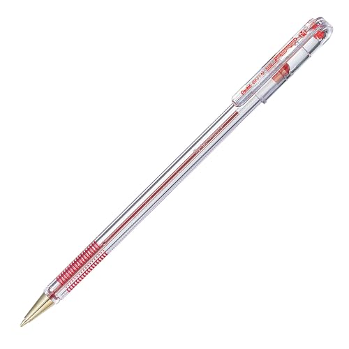 pentel-bk77m-superb-comfort-penna-a-sfera-1-0-mm-rosso-confezione-12-pz image 4