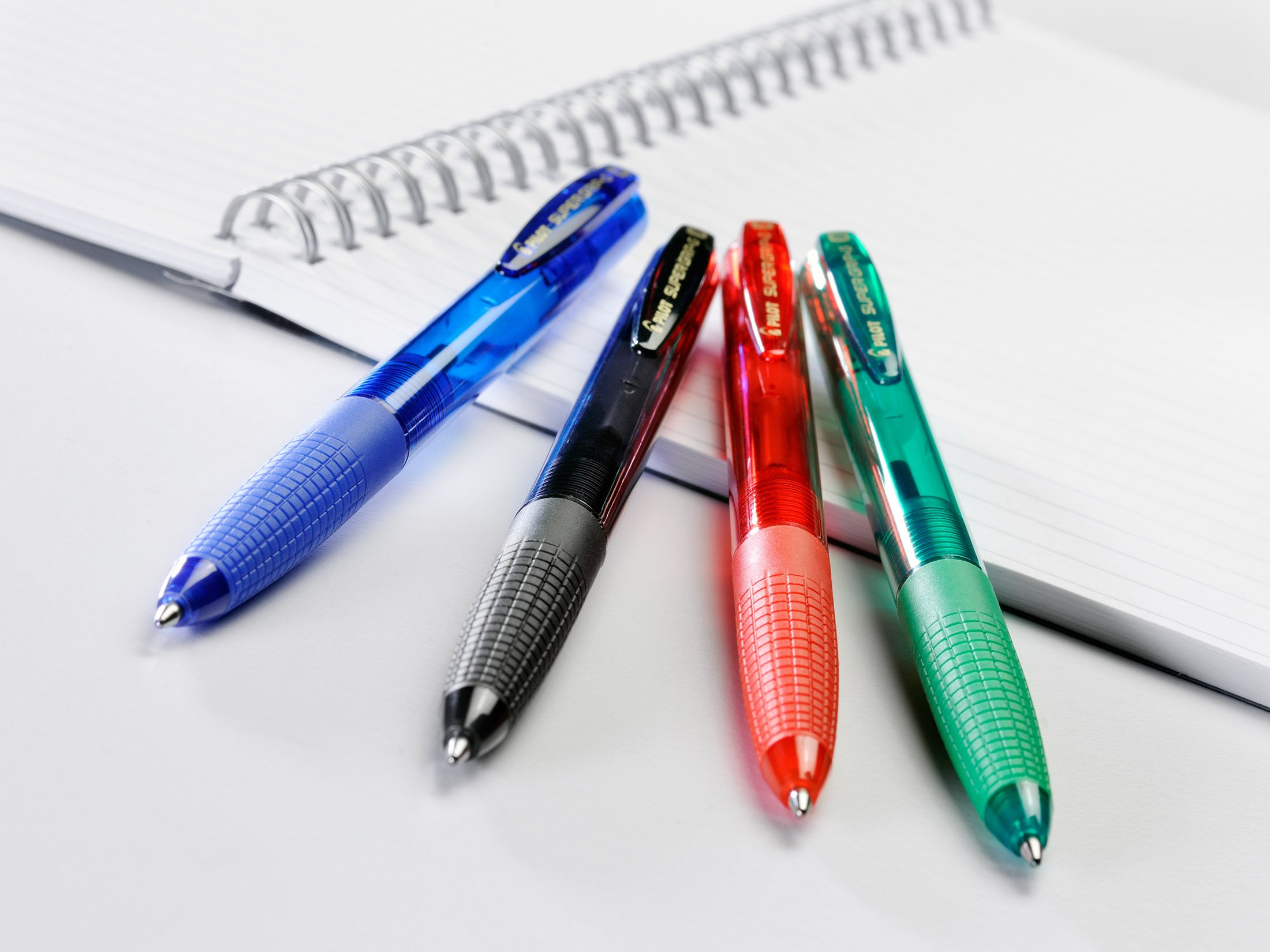 pilot-super-grip-g-penna-a-sfera-nera-punta-media-set-da-6-pezzi image 6