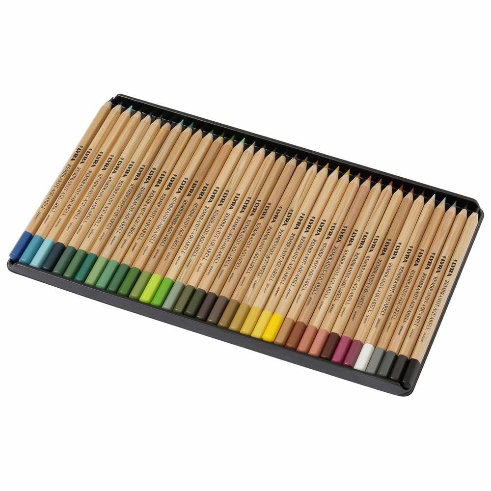 lyra-rembrandt-aquarell-scatola-metallo-72-matite-acquerellabili image 3