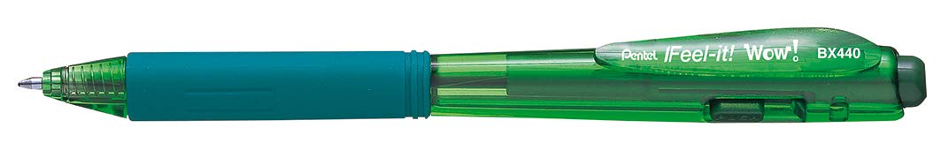 pentel-feel-it-wow-bx440-penna-a-sfera-a-scatto-1-0-mm-arancione-12-pz image 4