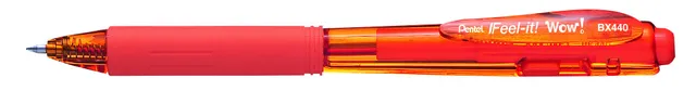 pentel-feel-it-wow-bx440-penna-a-sfera-a-scatto-1-0-mm-arancione-12-pz image 1