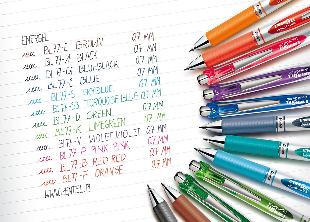 pentel-energel-xm-bl77-a-scatto-0-7-mm-confezione-4-pezzi-colorati image 4