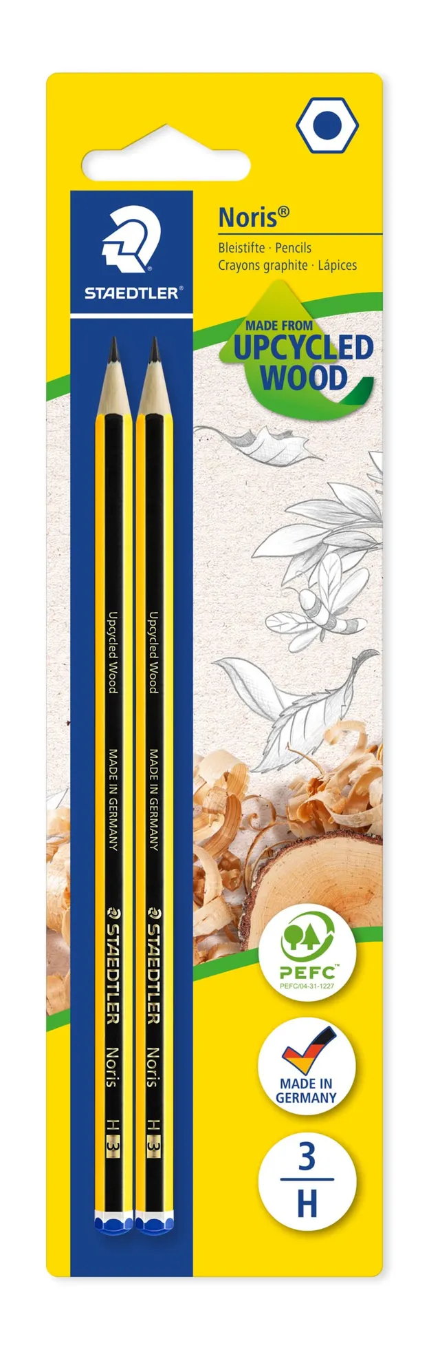 staedtler-noris-bk2d-matita-grafite-h-confezione-2-pz image 1