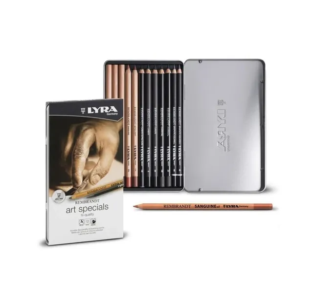 lyra-rembrandt-art-specials-matite-da-disegno-assortite-in-scatola-metallo-12-pe image 1