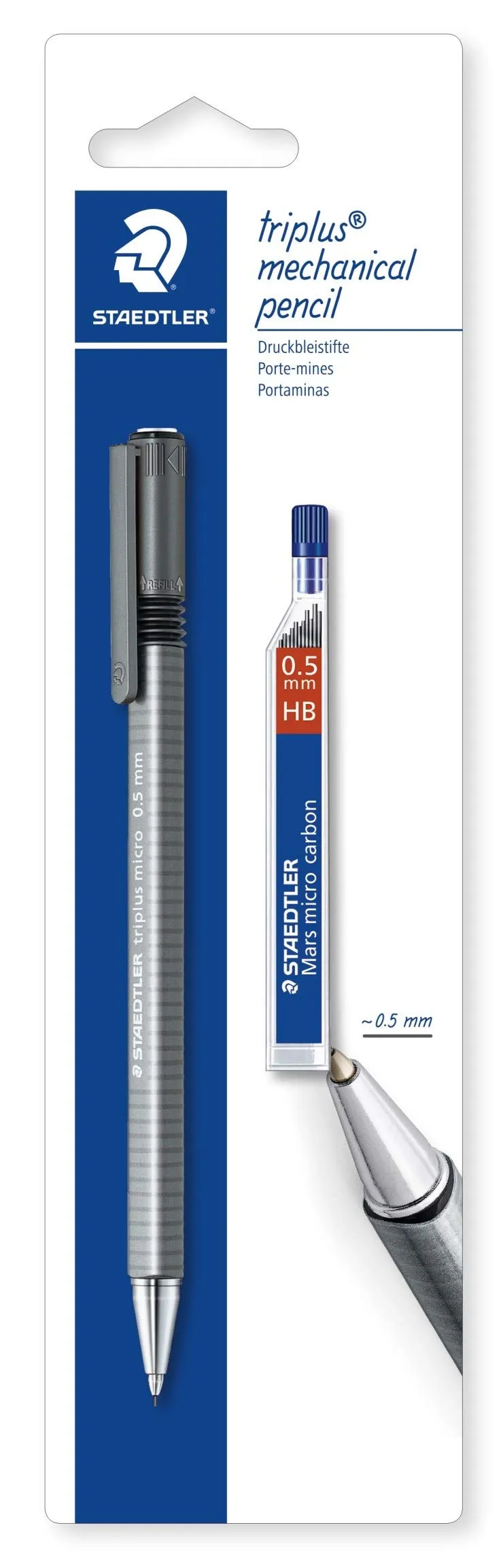 staedtler-triplus-micro-set-portamine-0-5-mm-tubetto-mine-mars-micro-carbon image 1