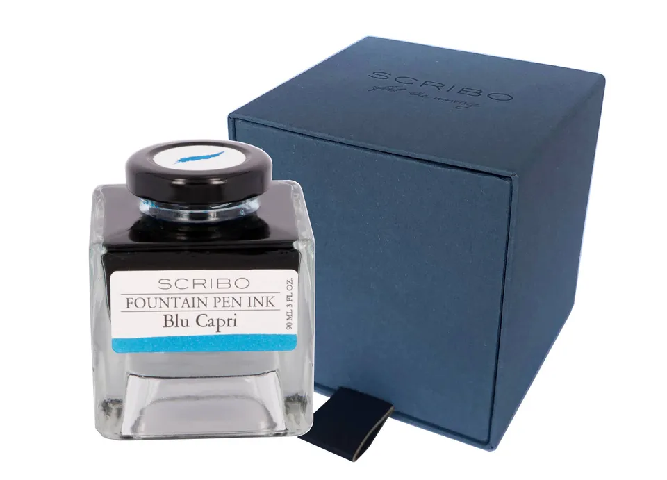 scribo-inchiostro-stilografica-blu-capri-fountain-pen-ink-collection image 1