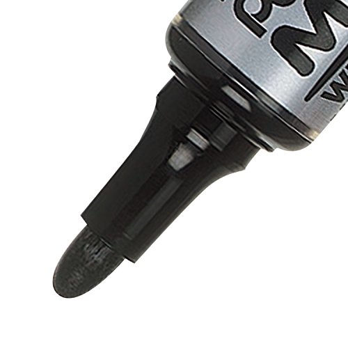 pentel-maxiflo-mwl5m-marcatore-lavagna-bianca-nero-punta-6-0-mm-12-pezzi image 3