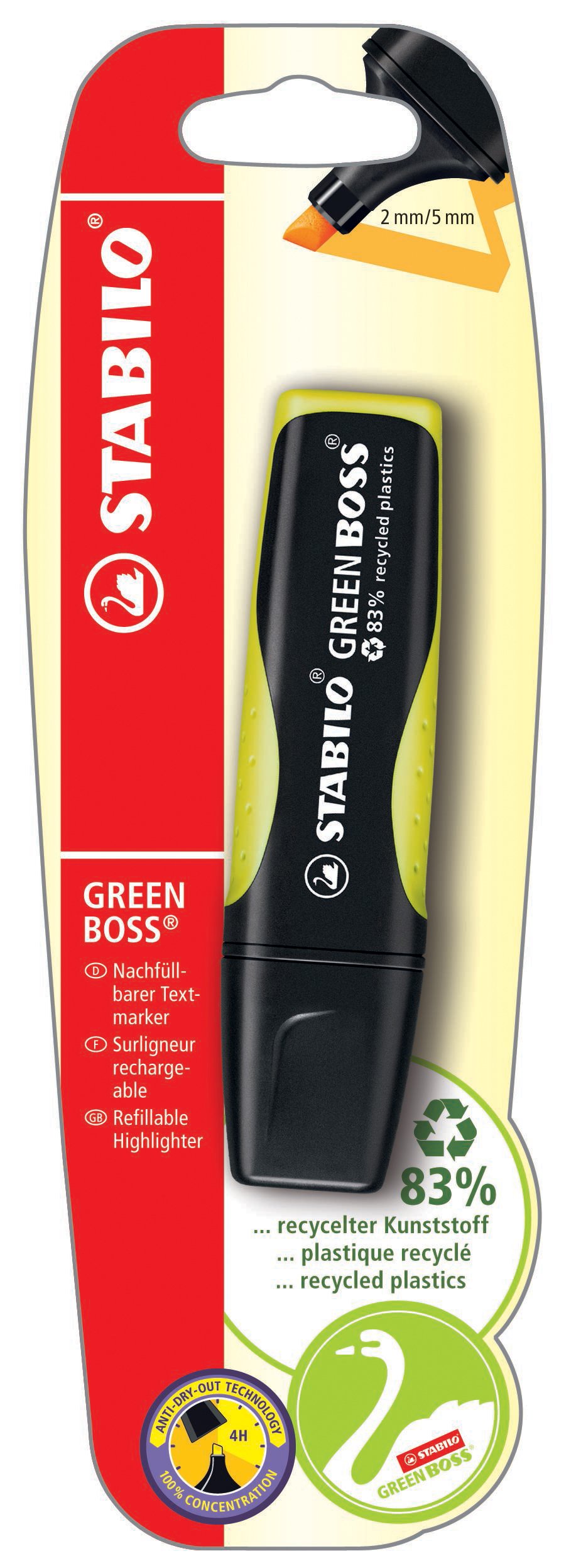 stabilo-green-boss-evidenziatore-ecosostenibile-giallo-2-5-mm image 1