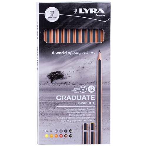 lyra-graduate-matite-grafite-esagonali-6-8-mm-12-gradazioni-assortite image 7