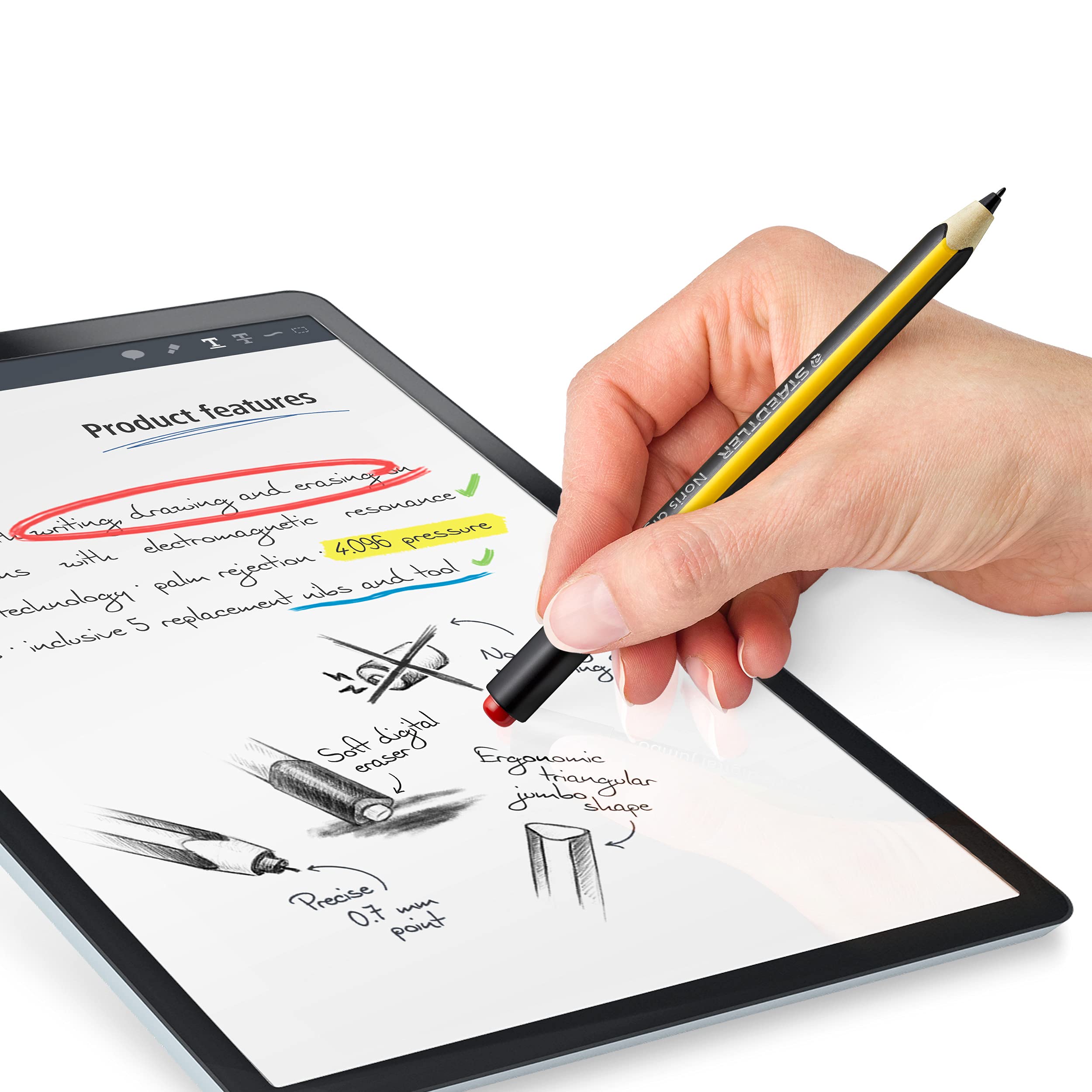 staedtler-noris-digital-jumbo-penna-stylus-emr-per-tablet-con-gomma-integrata image 8