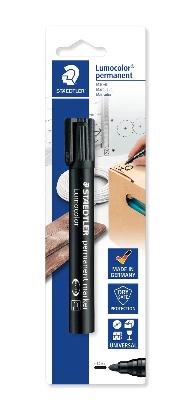 staedtler-lumocolor-352-marcatore-permanente-punta-2-0-mm-nero image 1