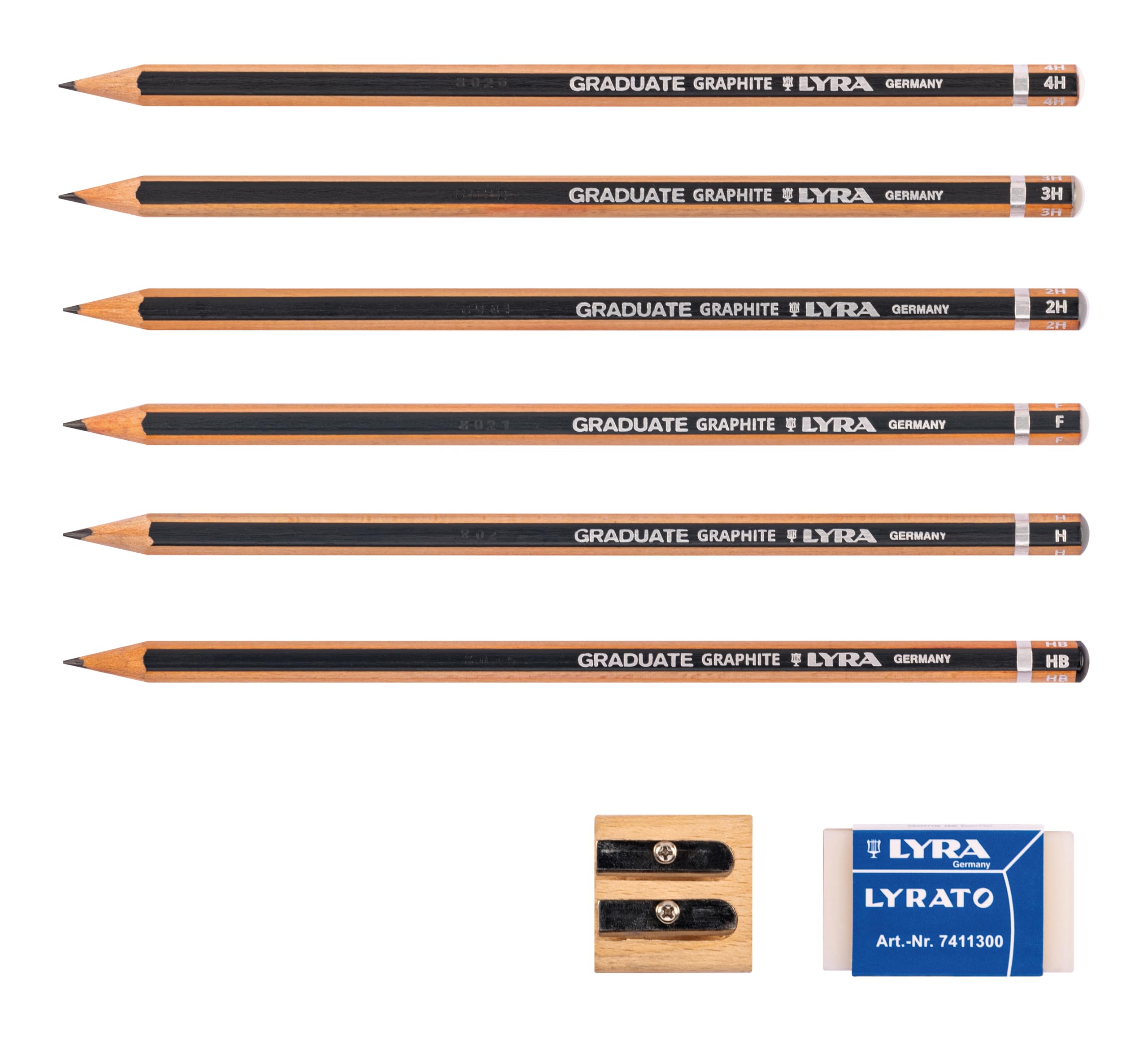 lyra-graduate-graphite-manga-set-8-pezzi-con-matite-temperamatite-e-gomma image 4