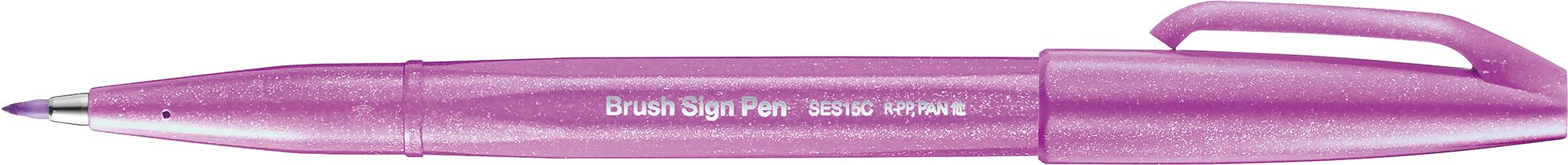 pentel-brush-sign-pen-ses15c-pennarello-brush-astuccio-12-colori image 8
