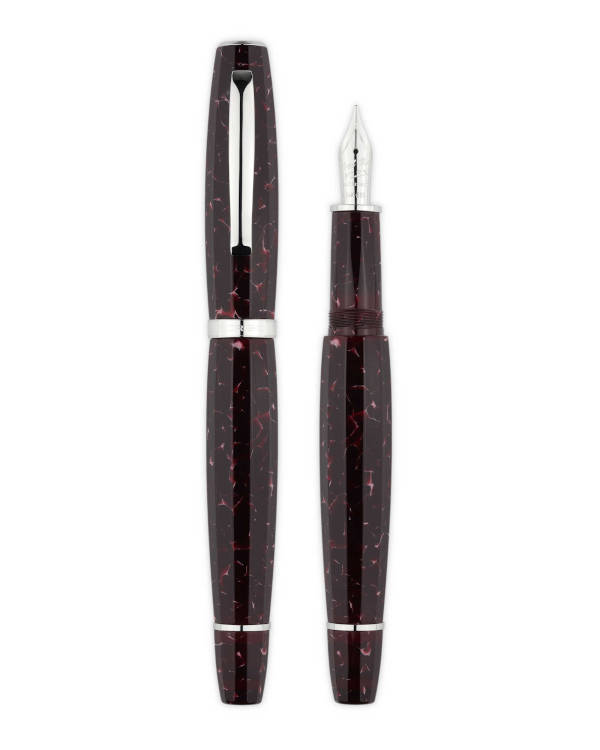 scribo-feel-melograno-stilografica-rossa-striata-edizione-limitata-219-pezzi image 1