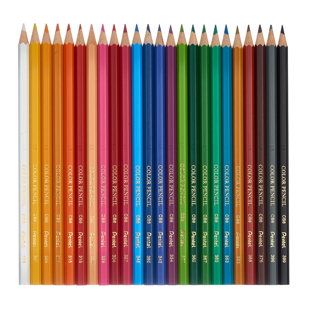 pentel-cb8-kit-24-matite-colorate-libro-art-therapy image 2