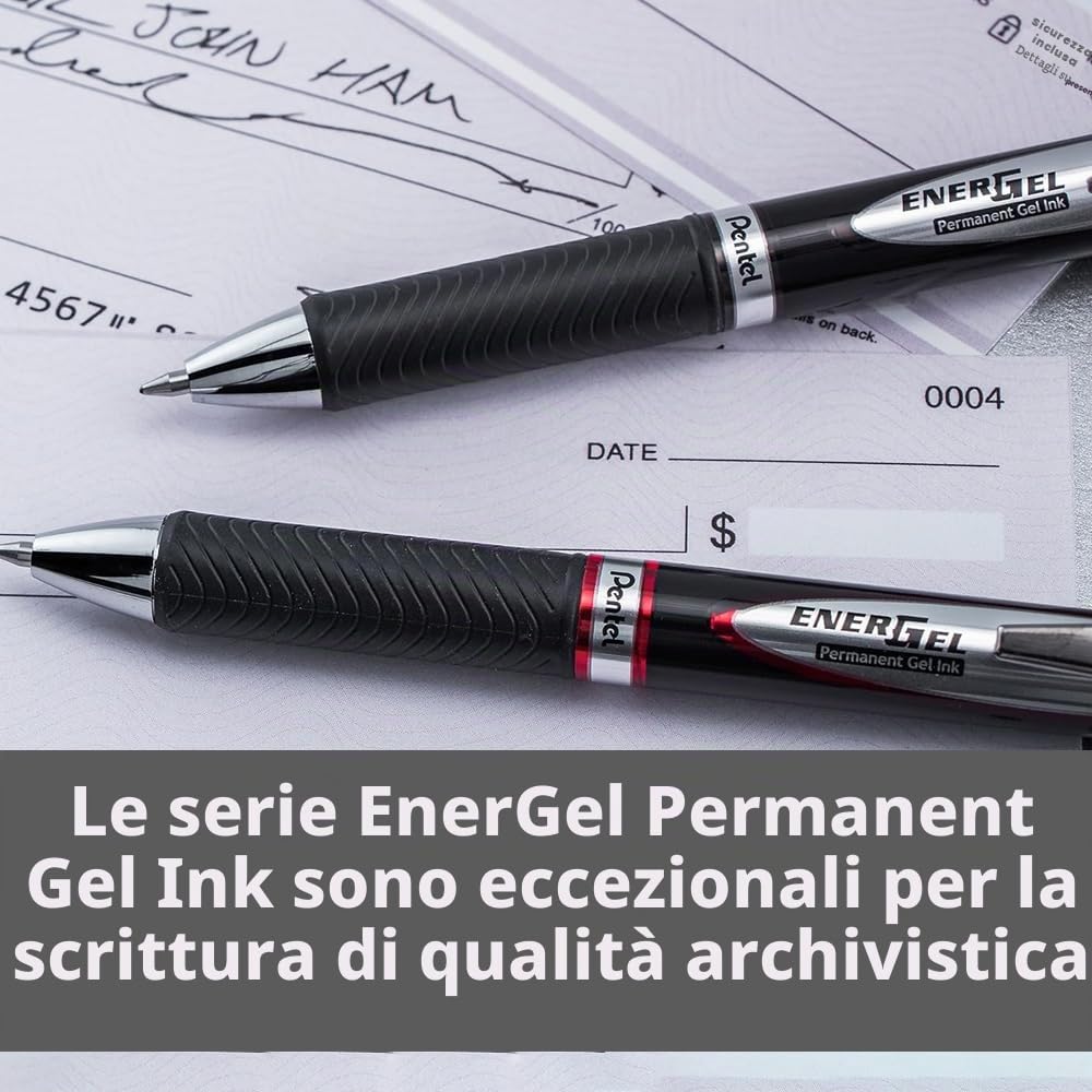 pentel-energel-permanent-lrp7-refill-0-7-mm-rosso-12-pz image 4